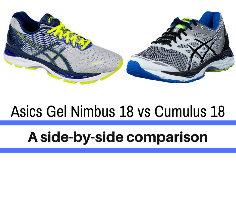 difference between asics gel cumulus and nimbus